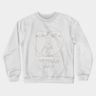 Dramabite Veteran Man Crewneck Sweatshirt